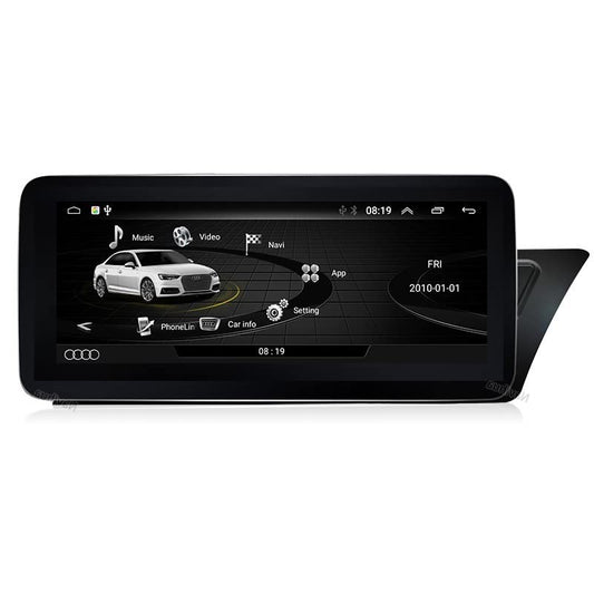 Car Craft A4 Android Player DVD Compatible with Audi A4 Android Player DVD A4 2009-2016 8 Core 4+64gb with 4g Ngt4.5 10.25inch HIGH Model