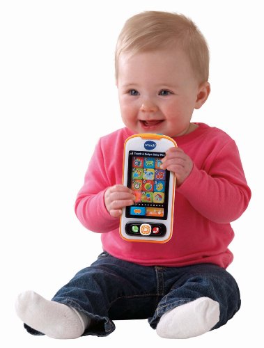 VTech Touch and Swipe Baby Phone (Frustration Free Packaging), Orange