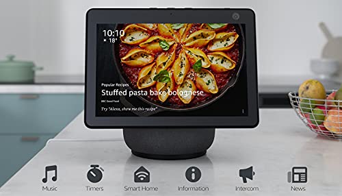 465.95Echo Show 10 (3rd generation) | HD smart display with motion and Alexa, Charcoal Fabric