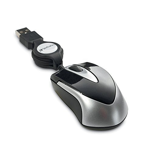 Verbatim Mini Travel Optical Mouse, Metro Series - Black (97256)