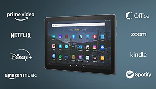 Introducing Fire HD 10 Plus tablet, 10.1", 1080p Full HD, 32 GB, latest model (2021 release), Slate