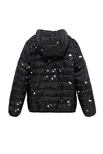 Desigual Girl Woven Padded Short Overcoat, Black, 7/8