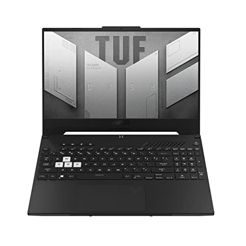 ASUS TUF Dash 15 (2022) Gaming Laptop, 15.6” 144Hz FHD Display, Intel Core i7-12650H, GeForce RTX 3060, 16GB DDR5, 512GB SSD, Thunderbolt 4, Thunderbolt 4, Windows 11 Home, Off Black, FX517ZM-AS73