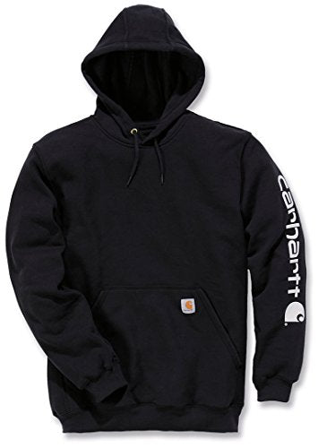 Carhartt Men's Midweight Sleeve Logo Hooded Sweatshirt (Regular and Big & Tall Sizes)