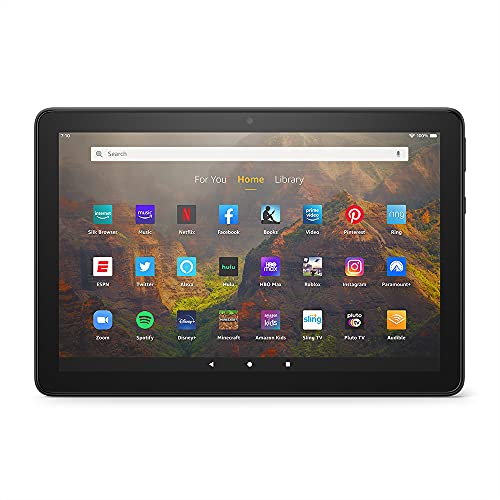 All-new Fire HD 10 tablet, 10.1", 1080p Full HD, 32 GB, latest model (2021 release), Black