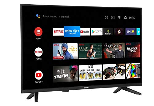 Sanyo 108 cm (43 inches) Kaizen Series Full HD Smart Certified Android IPS LED TV XT-43A170F (Black) (2019 Model)