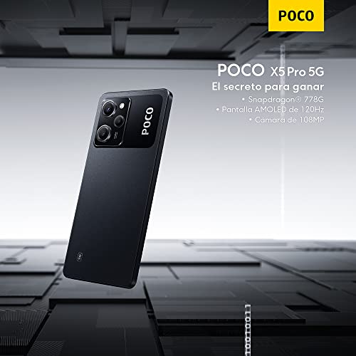 Celular Poco X5 Pro 5G Black 6GB RAM 128GB ROM