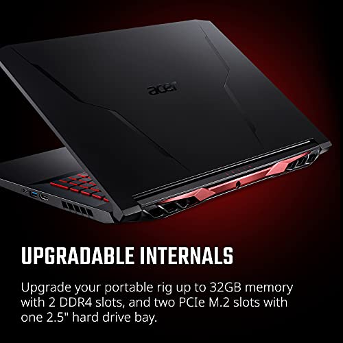 Acer Nitro 5 AN517-54-79L1 Gaming Laptop | Intel Core i7-11800H | NVIDIA GeForce RTX 3050Ti Laptop GPU | 17.3" FHD 144Hz IPS Display | 16GB DDR4 | 1TB NVMe SSD | Killer Wi-Fi 6 | Backlit KB | Win 11