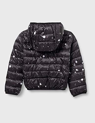 Desigual Girl Woven Padded Short Overcoat, Black, 7/8