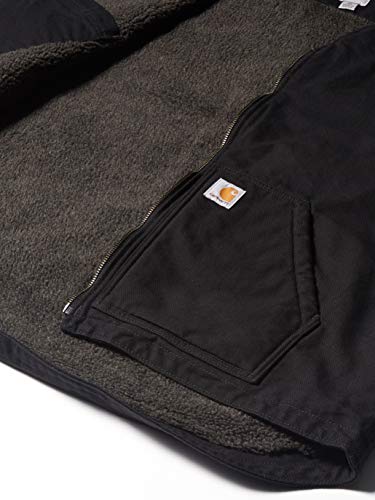 Carhartt mens Relaxed Fit Washed Duck Sherpa-lined Vest