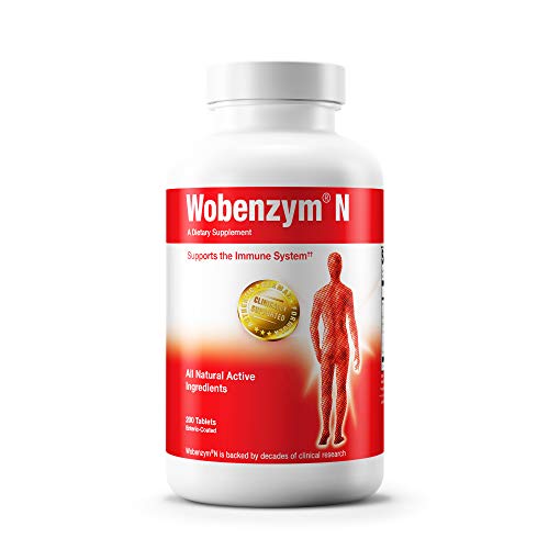 Wobenzym N | Authentic German Supplement for Immune Support, Digestive Enzymes, and Joints* | 200 Tablets