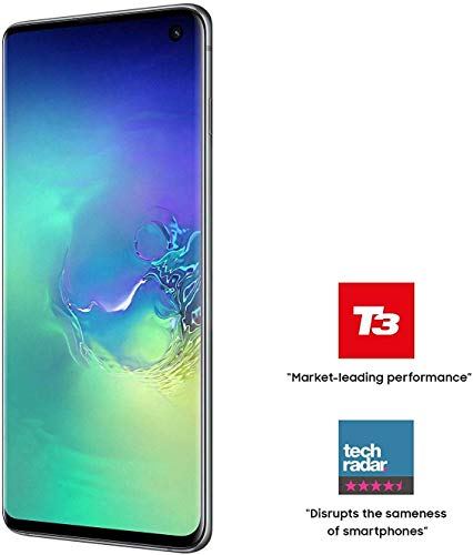 Samsung Galaxy S10 128GB / 8GB RAM SM-G973F Hybrid/Dual-SIM (GSM Only, No CDMA) Factory Unlocked 4G/LTE Smartphone - International Version (Prism Green)