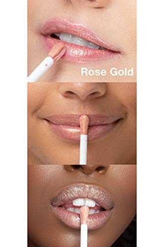 sara happ The Rose Gold Slip One Luxe Gloss: Rich, Long-lasting Lip Gloss, Heal and Soften All Day with Sheer, Reflective Shine, 0.21 oz