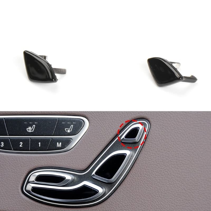 Car Craft Seat Adjusment Button Cover Headrest Button Cover Compatible with Mercedes S Class W222 2014-2021 Seat Adjusment Button Cover Headrest Button Cover