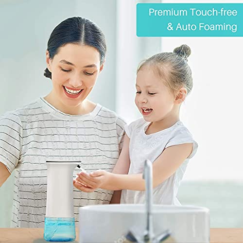 Secura Premium Automatic Foaming Soap Dispenser 9.5oz/280ml w/Adjustable Volume Control | Fashionable Exquisite Battery Operated Electric Touchless Soap Dispensers for Kitchen, Bathroom, Office, Hotel