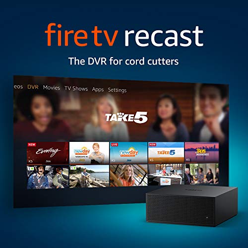 Fire TV Recast, over-the-air DVR, 500 GB, 75 hours, DVR for cord cutters