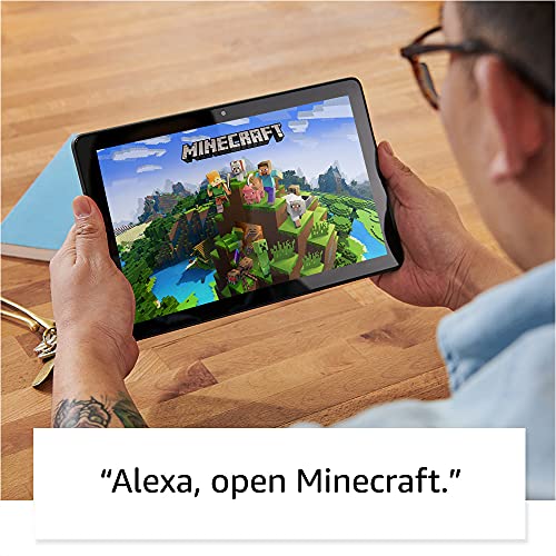Introducing Fire HD 10 Plus tablet, 10.1", 1080p Full HD, 32 GB, latest model (2021 release), Slate