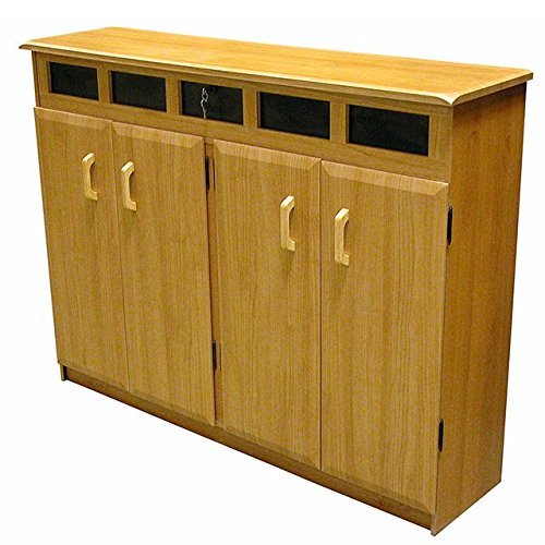 Venture Horizon Top Load Media Cabinet- Oak