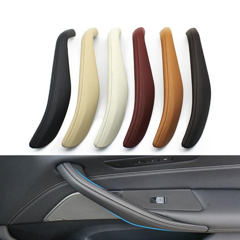 Car Craft Door Handle Outer Compatible Withh BMW 5 Series G30 G31 G38 F90 M5 2017-2023 Door Handle Outer Cover Left Beige 51417438531