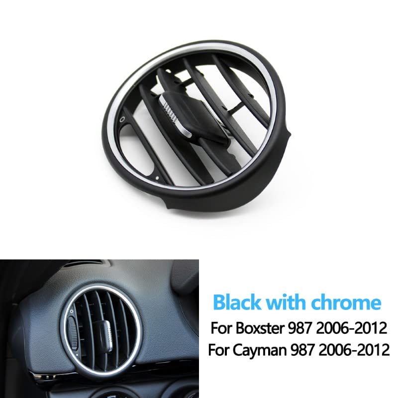 Car Craft Boxter Ac Vent Compatible With Porsche Boxter Ac Vent Boxter 2006-2012 Caymen 2006-2012 Black