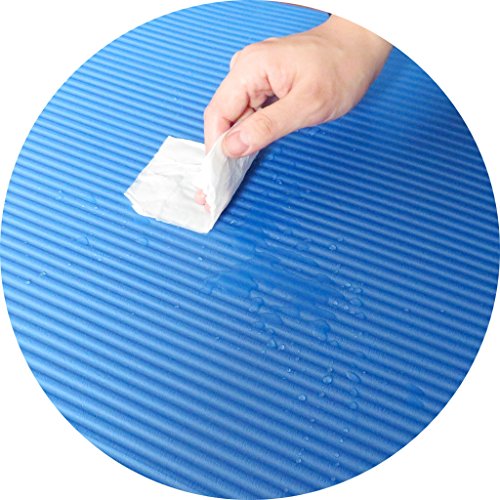 BalanceFrom All Purpose 1/2-Inch Extra Thick High Density Anti-Tear Exercise Yoga Mat with Carrying Strap and Yoga Blocks