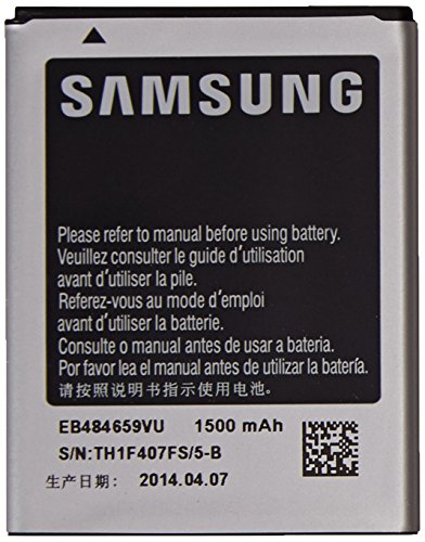 Samsung Original OEM Samsung EB484659VA 1500mAh Spare Replacement Li-ion Battery for Samsung Gravity Smart and Gravity Touch 2 - Battery - Non-Retail Packaging - Silver