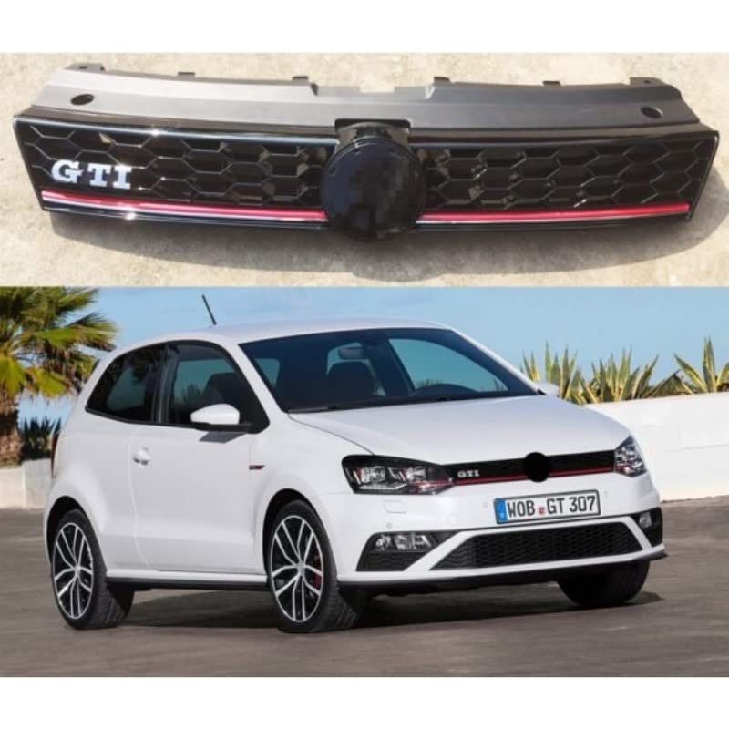 Car Craft Bumper Grill Compatible With Volkswagen Polo 2014-2017 Bumper Grill Gti Grill Honeycomb 2014-2022