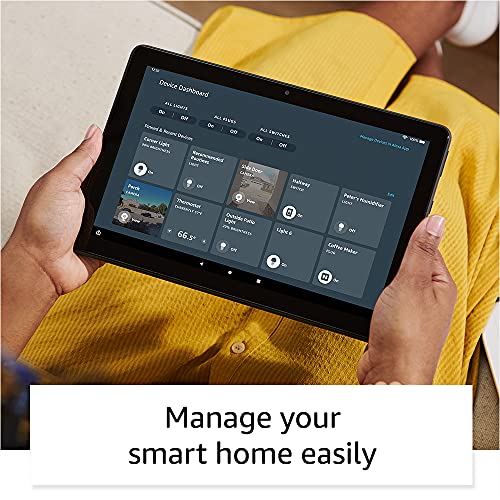 Introducing Fire HD 10 Plus tablet, 10.1", 1080p Full HD, 32 GB, latest model (2021 release), Slate