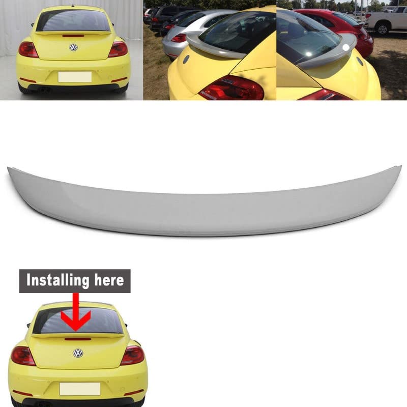 Car Craft Beetle Spoiler Trunk Spoiler Compatible with Volkswagen Beetle Spoiler Trunk Spoiler Beetle 2013-2018 Glossy Black AR-VW-051