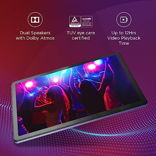 Lenovo Tab M10 5G |10.6 inch (26.9cm)| 6 GB, 128 GB Expandable|Wi-Fi+ 5G | 90 Hz, 2K Display (2000x1200)|Dual Speakers with Dolby Atmos |Android 13 | Octa-Core Processor (Abyss Blue, ZACT0030IN)