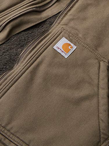 Carhartt mens Relaxed Fit Washed Duck Sherpa-lined Vest