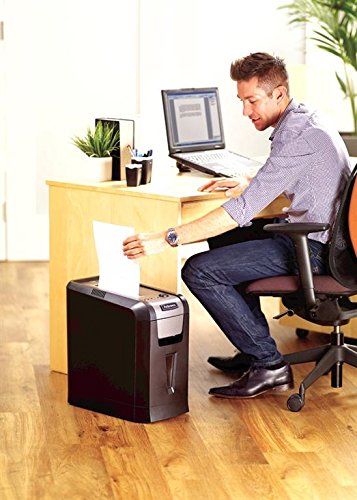 Fellowes Powershred 69Cb 10-Sheet Cross-Cut Paper and Credit Card Shredder with Jam Blocker Technology (3330101)