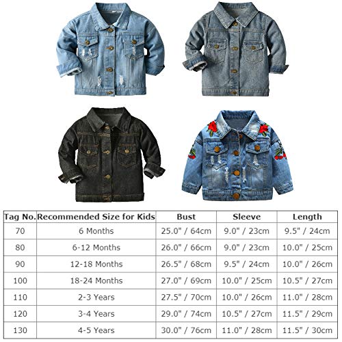 Toddler Baby Denim Jackets Button Down Jeans Coat Ripped Hooded Top Fall Cowboy Long Sleeve Overcoat Basic Hoodie Casual Outwear Clothes for Kids Girls Boys Light Blue（No Faux Fur Fleece） 2-3T