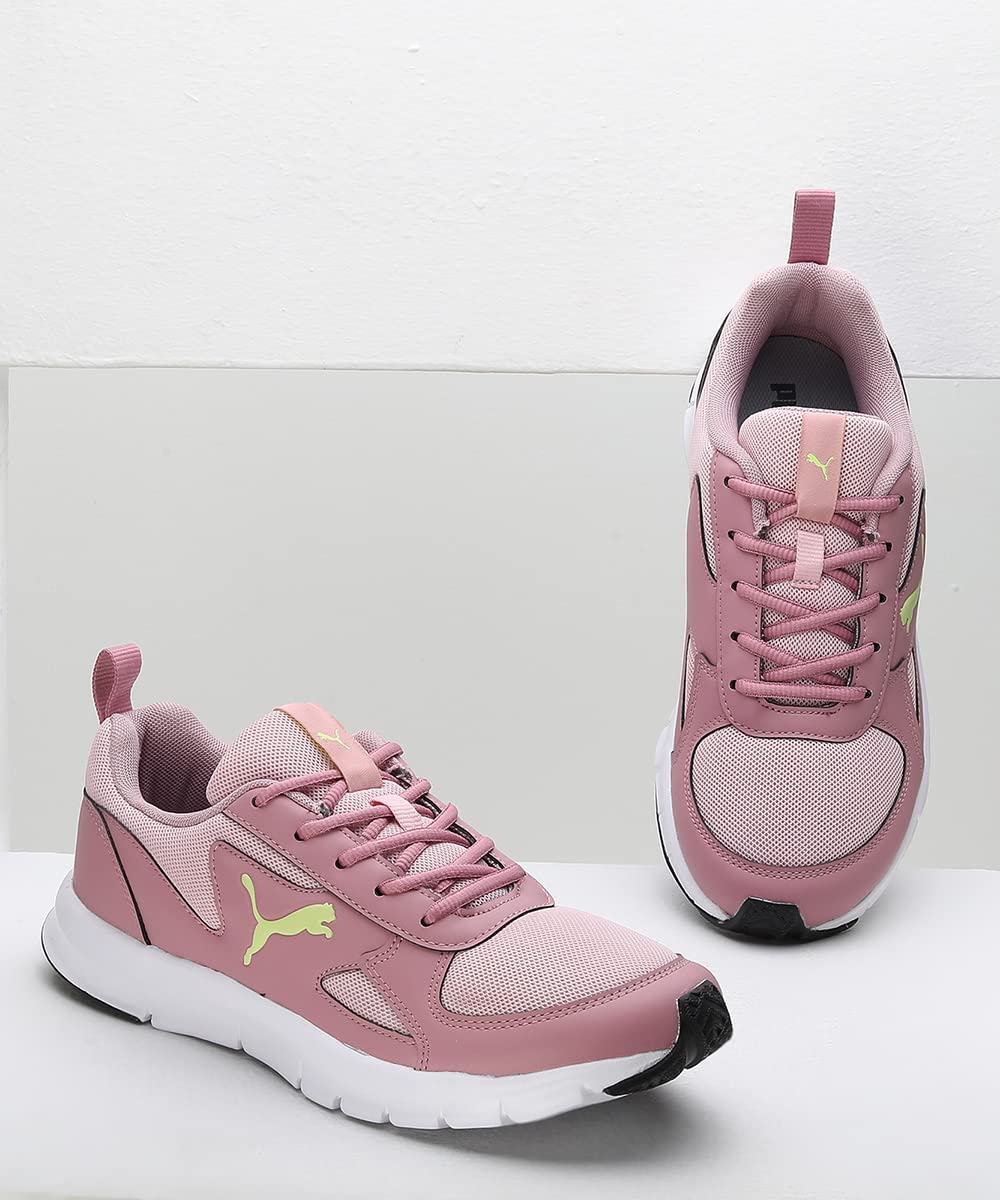 Puma Unisex-Kid Runner JR V2 Foxglove-Peachskin-Sharp Green Sneaker - 5UK (39580002)