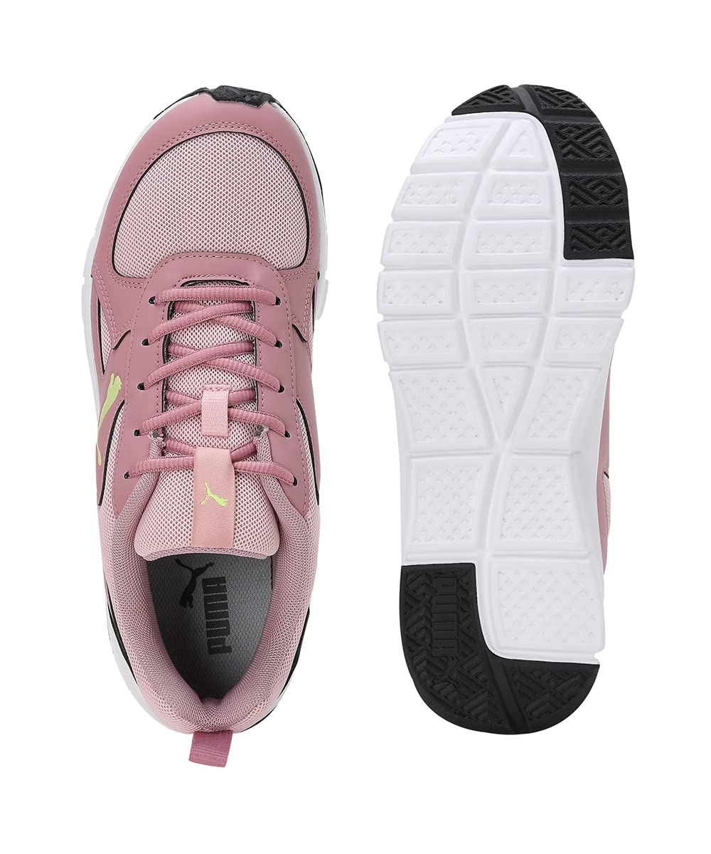 Puma Unisex-Kid Runner JR V2 Foxglove-Peachskin-Sharp Green Sneaker - 5UK (39580002)