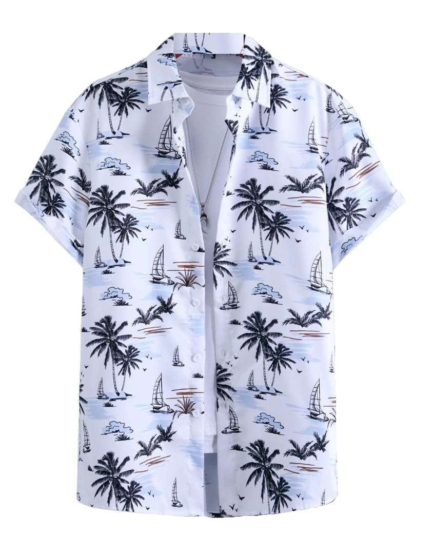 Laxeric Casual Shirt for Men|| Shirt for Men|| Men Stylish Shirt || Men Printed Shirt (L, LX-38)