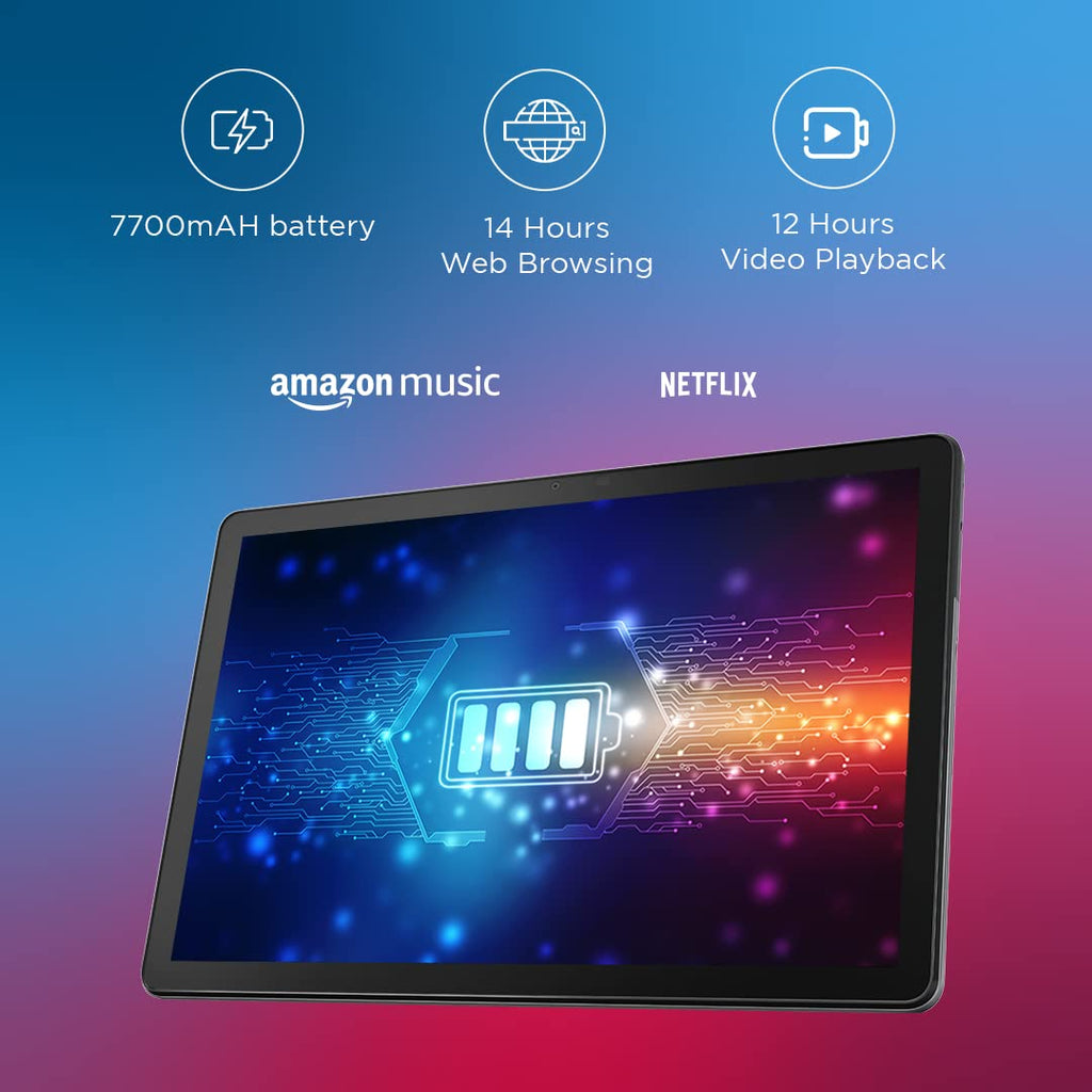 Lenovo Tab M10 FHD Plus (3rd Gen) (10.61 inch (26.94 cm), 6 GB, 128 GB, Wi-Fi+LTE, Calling), Storm Grey with Qualcomm Snapdragon Processor, 7700 mAH Battery and Quad Speakers with Dolby Atmos