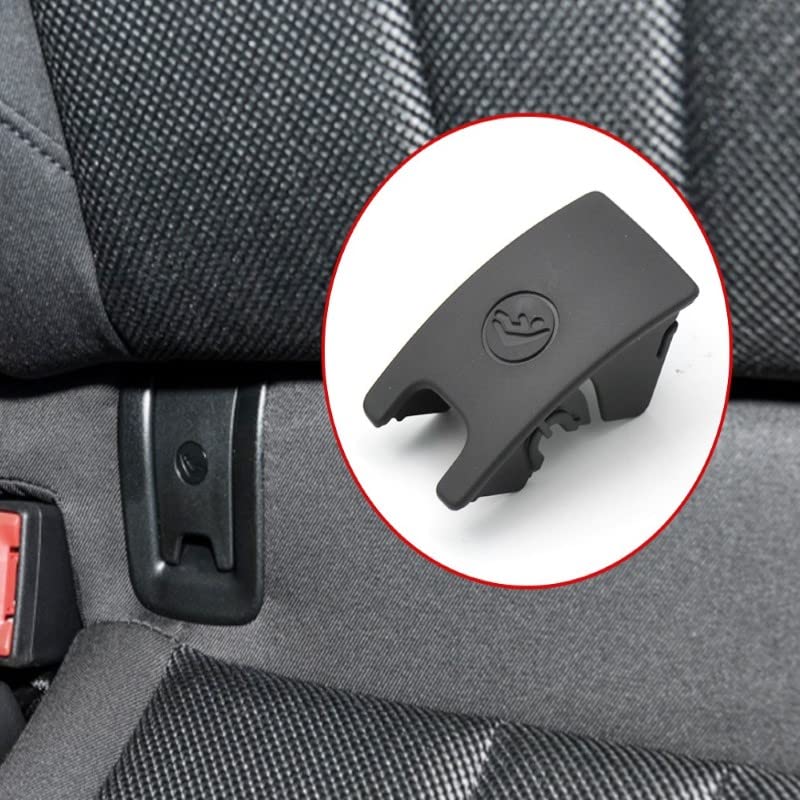 Car Craft A4 Child Seat Belt Lock Cover Isofix Cover Compatible With Audi A4 Child Seat Belt Lock Cover Isofix Cover A4 2008-2016 A6 2013-2018 Black