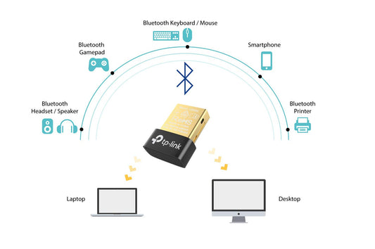 TP-Link Bluetooth 4.0 Nano USB-adapter, ondersteunt Windows 10 / 8.1 / 8/7 / XP, plug and play, compatibel met hoofdtelefoons, luidsprekers, Bluetooth-muis, toetsenbord, PS4 (UB400)