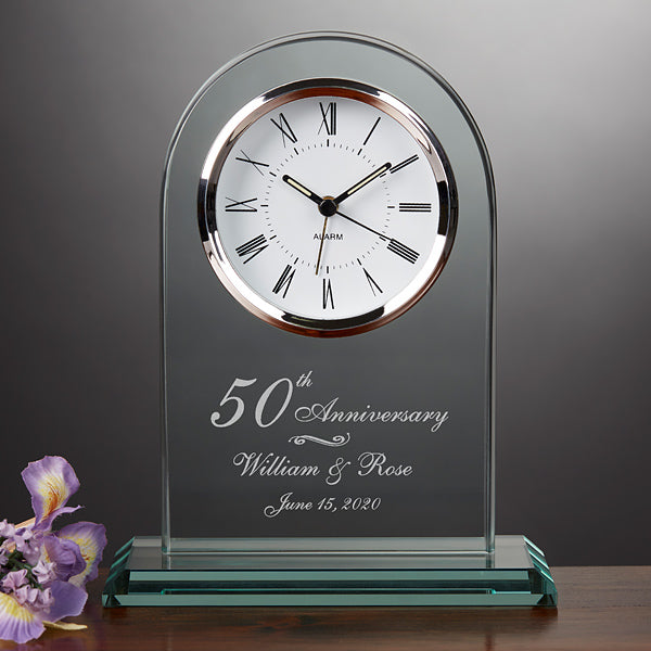 Everlasting Love Anniversary Clock