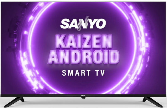 Sanyo 108 cm (43 inches) Kaizen Series Full HD Smart Certified Android IPS LED TV XT-43A170F (Black) (2019 Model)