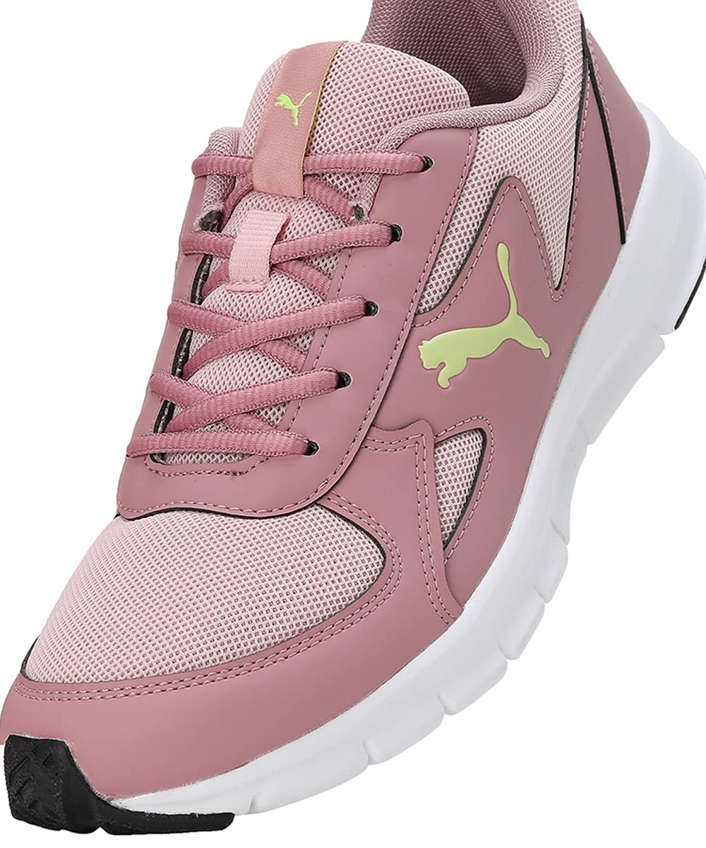 Puma Unisex-Kid Runner JR V2 Foxglove-Peachskin-Sharp Green Sneaker - 5UK (39580002)