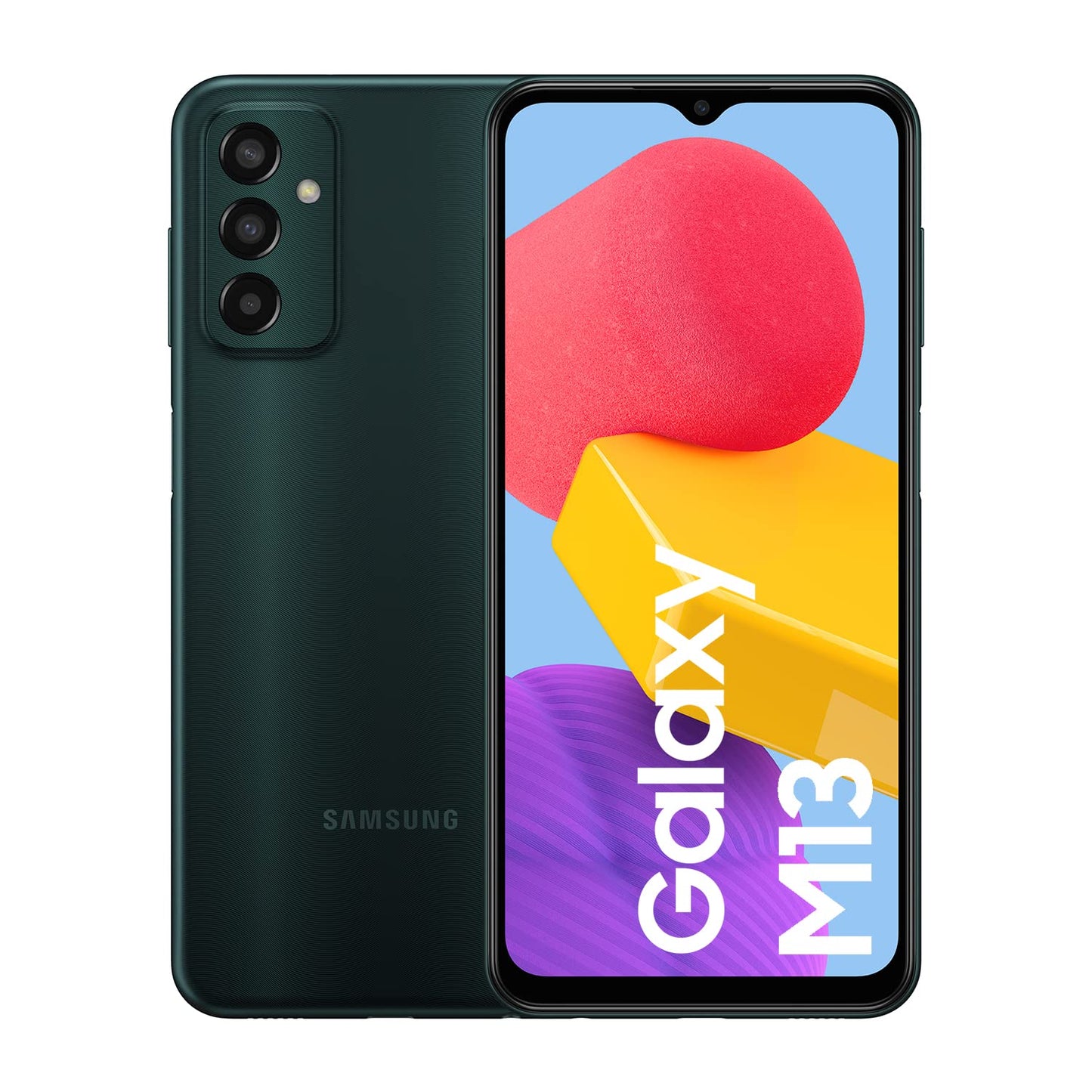 Samsung Galaxy M13 (64 GB) Verde – Teléfono Móvil libre Android, Smartphone con 4GB de RAM [Versión española]