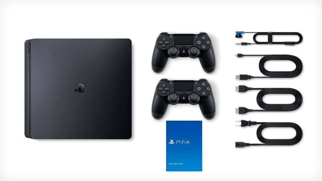 PS4 Slim 1TB zwart Playstation 4 - FIFA 19 2 Dualshock Controller 4