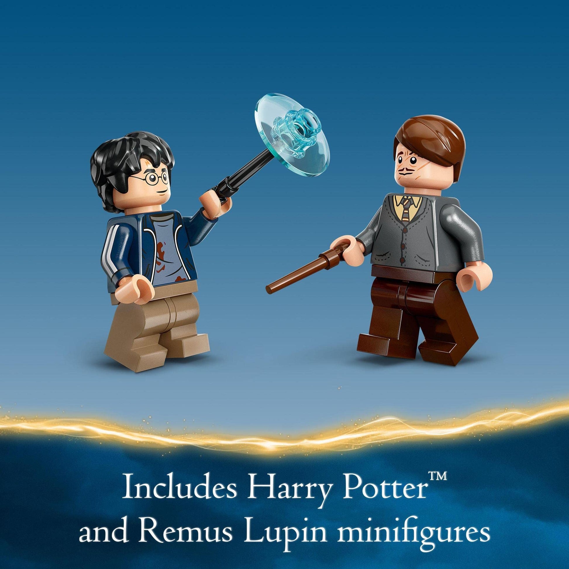 LEGO® Harry Potter™ Expecto Patronum 76414 Building Toy Set, Build Stag and Wolf Animal Figures, Build-Rebuild-and-Display Model