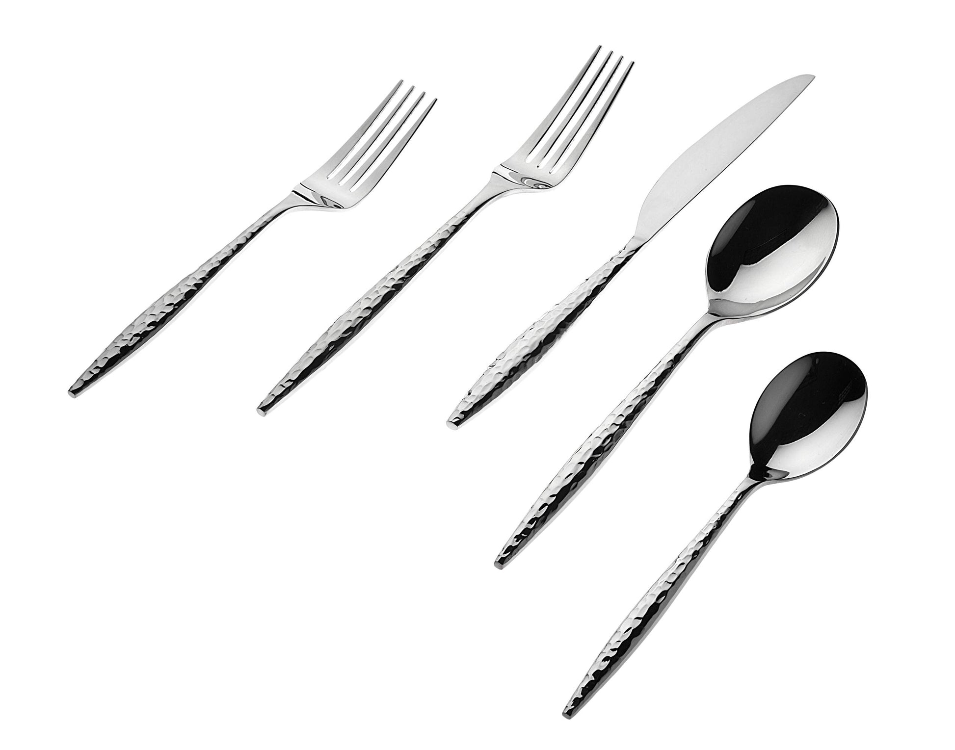 Godinger Flatware Silverware Set 18/10 Avellino Mirror - 20 Pc - Service for Four