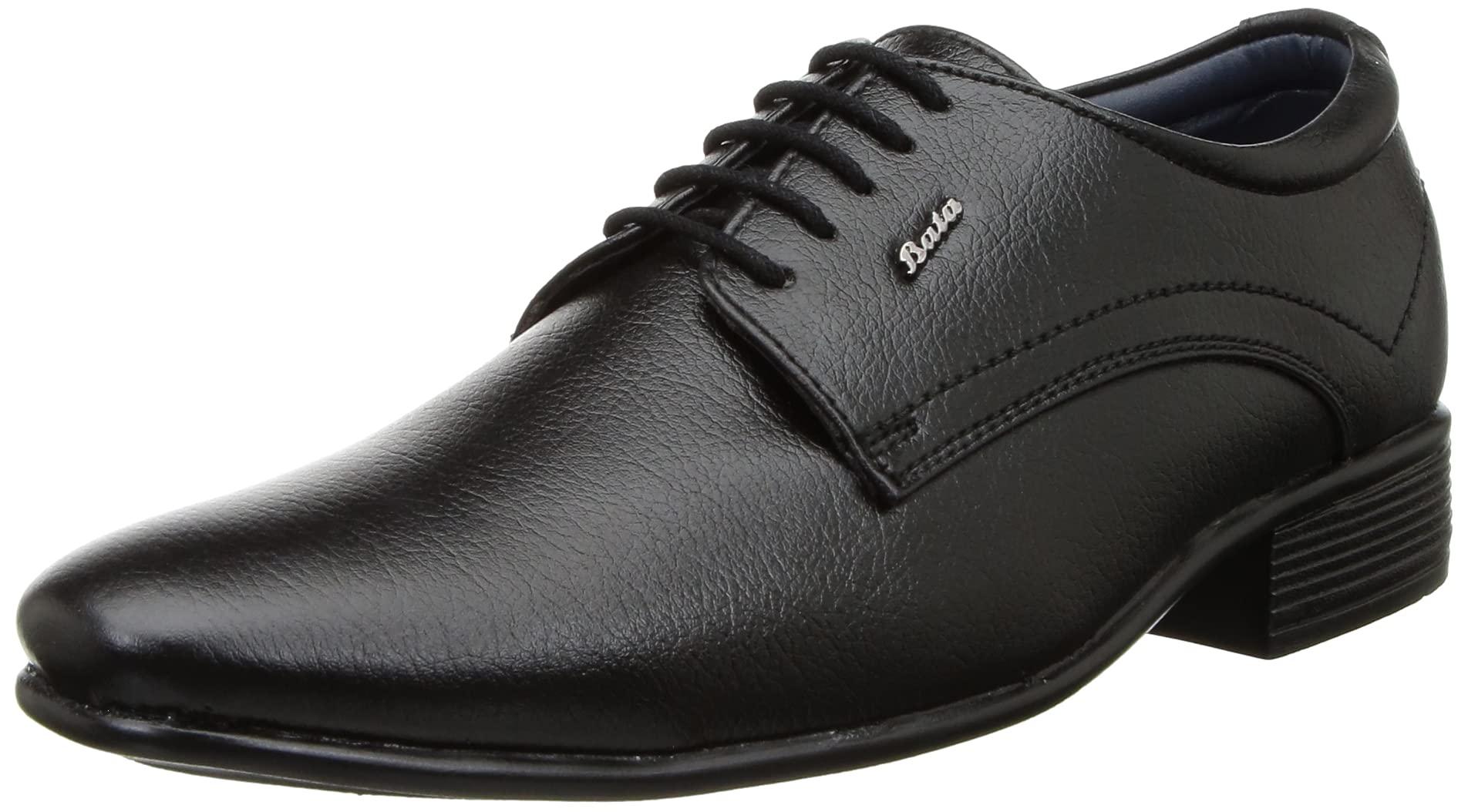 BATA mens BOSS-GRIP Black Uniform Dress Shoe - 8 UK(8216133)