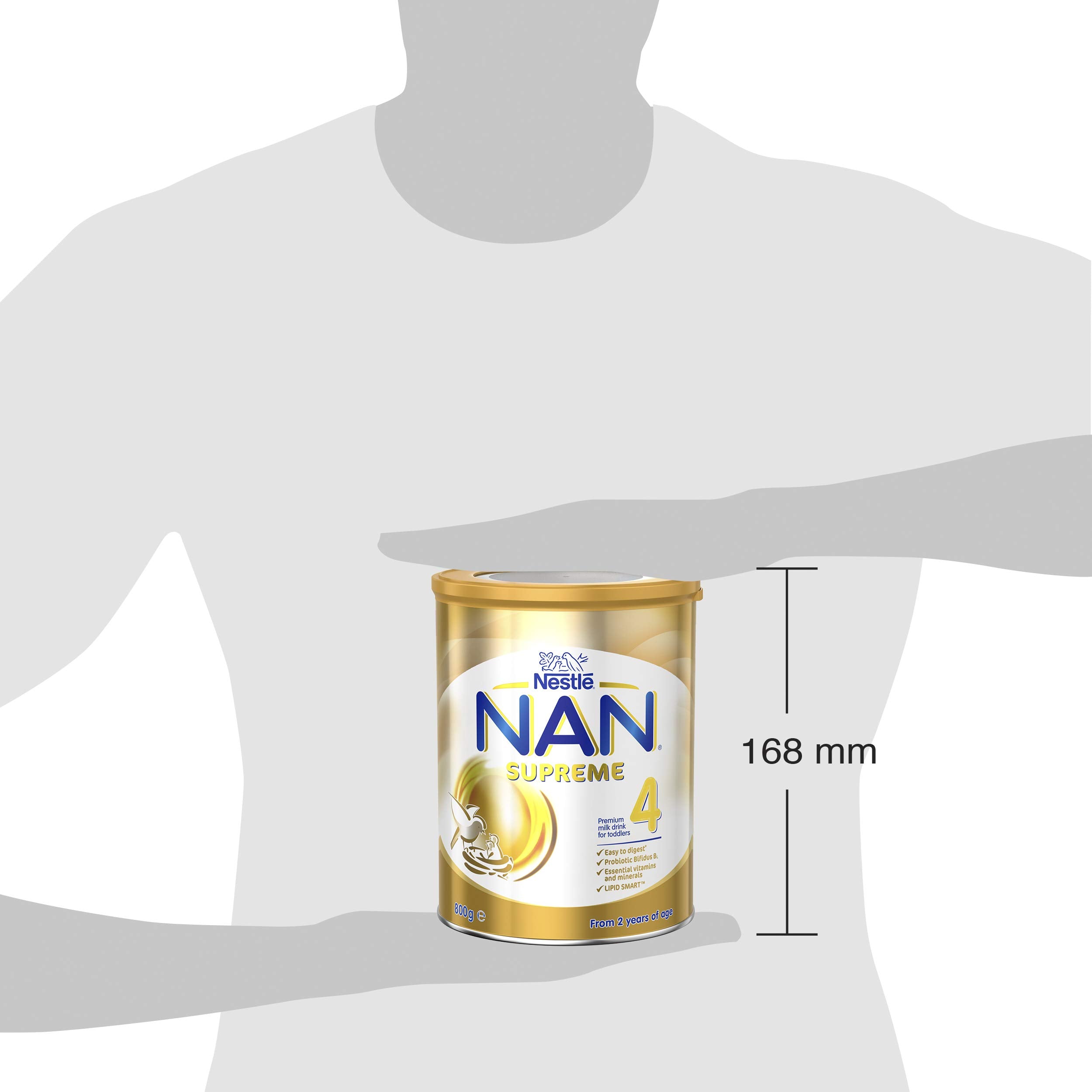 NESTLE NAN SUPREME 4, Toddler 2+ Years Milk Formula, 800g