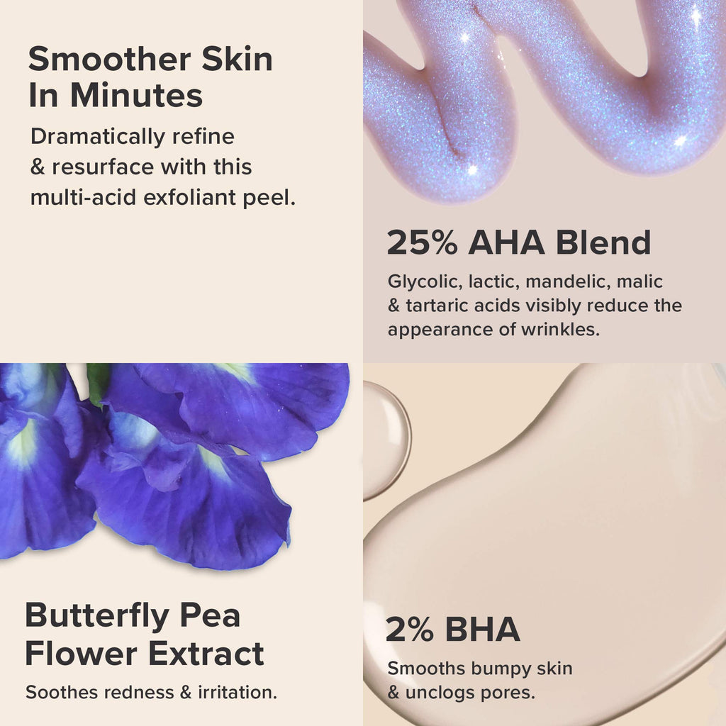 Paula's Choice Skin Perfecting 25% AHA + 2% BHA Exfoliant Peel, Fragrance-Free & Paraben-Free, 30 mL