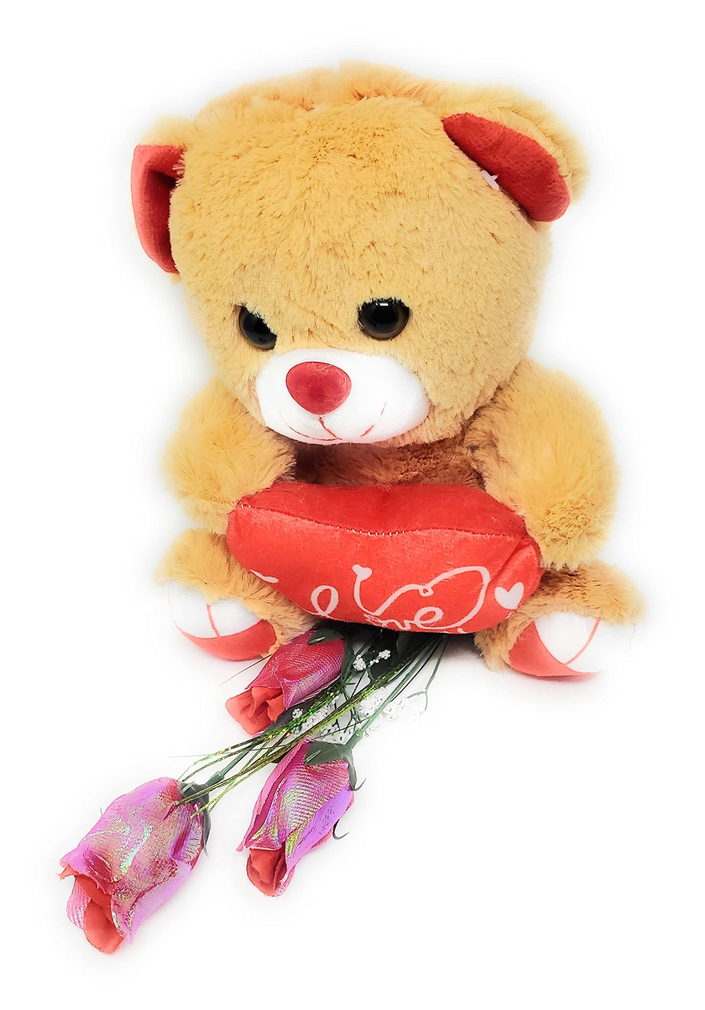 Valentine's Day Plush Teddy Bear with Heart I Love You'' Lover's Gifts for Girlfriend Boyfriend Best Friends Mom or Wife